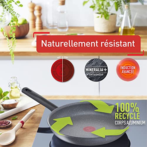 518jqgvhcvl.jpg Poêle grill Tefal Induction 26 cm Antiadhésif Minéria Becs verseurs E2444074