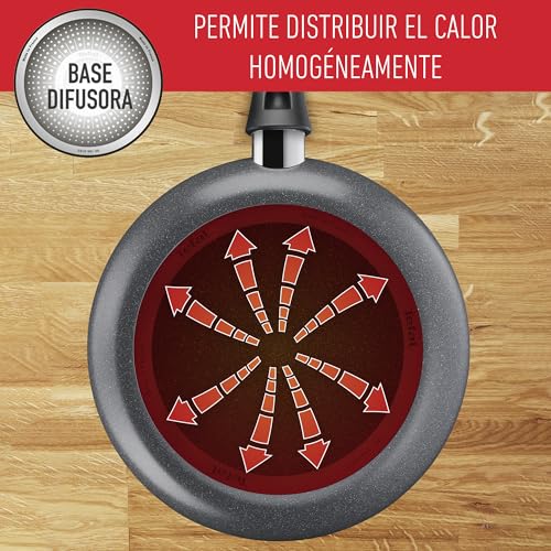 51afjraxlbl.jpg SARTEN T-FAL JUST ALUMINIUM 24 CM NOIRE POUR CUISINE PROFESSIONNELLE FACILE À nettoyer