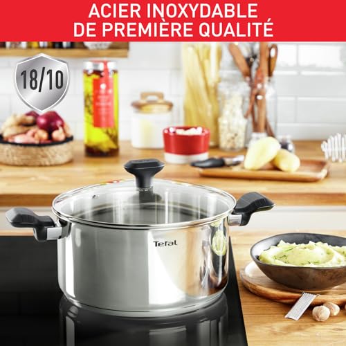 51cl0kedol.jpg Tefal Comfort Max faitout 24 cm induction inox haute qualité thermo-isolées garantie 10 ans C9734604
