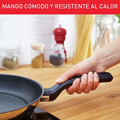 51e8elmxcxl.jpg Poêle Tefal Comfort Max, induction, cuisine professionnelle, convient pour tout usage domestic, regulateur de temperatur