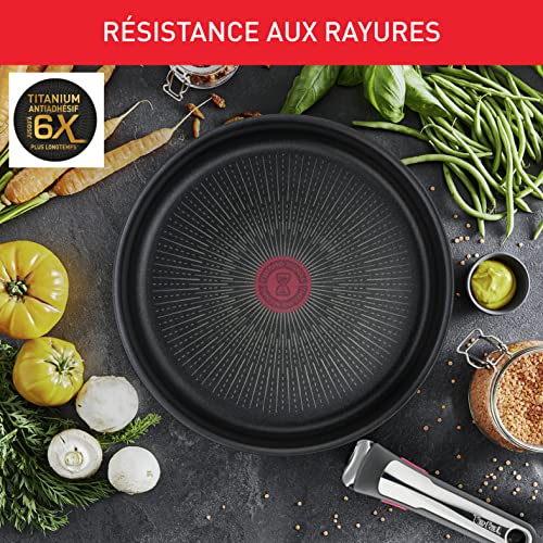 51g99mmbl 1.jpg Casserole Tefal Ingenio, Induction, Famille, Cuisine, Réfrigérant de la cuisson, 16/20 cm, Lavage au lave-vaisselle, Fab