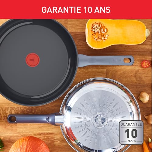 51ja6wpakdl 1.jpg Tefal Duetto On Batterie de 3 Poêles 20/24/28cm pour Cuisine Élégante Garantie 10 ans Revêtement Antiadhésif Go Ceram G7