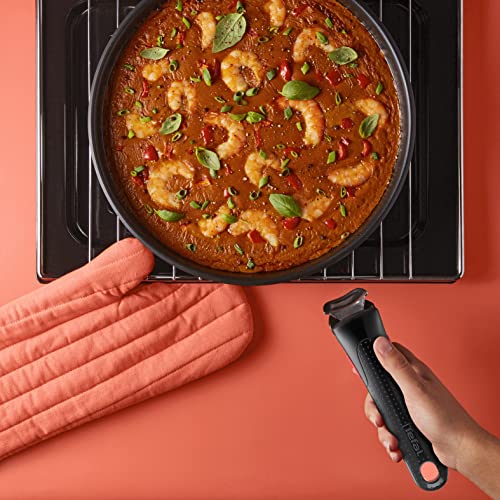 51kmcv07izl.jpg Tefal Emotion Ingenio Lot de 3 poêles à induction en acier inoxydable 24/28 cm + poignée | Cuisine facile et rapide | Fa