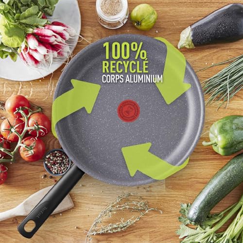 51o9nbxuucl.jpg Poêle Tefal 26 cm induction antiadhésif thermo-signal facile à nettoyer cuisson saine fabriqué en France Natural On G280