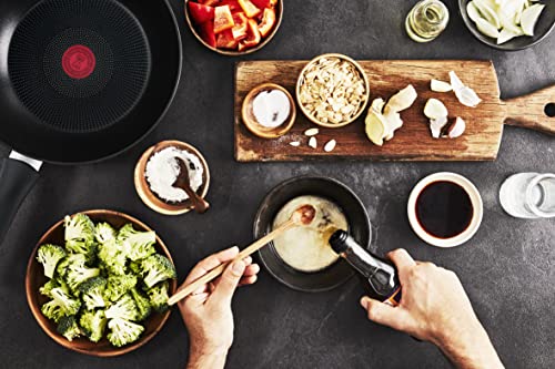 51rseo9awl.jpg Tefal Ultimate On Lot de 3 poêles résistantes pour cuisiniers experts, forme profonde et Thermo-Signal, idéales pour fam