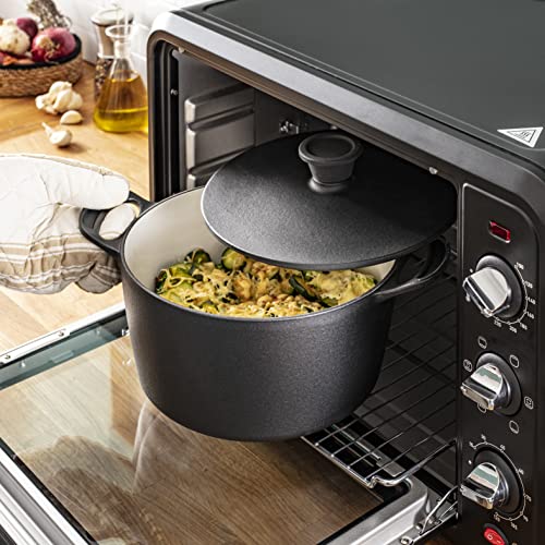 51v2fi pftl.jpg Faitout Tefal Jamie Oliver Premium E2124655 fonte d'acier couvercle 24 cm cuisson parfaite pour toute la famille