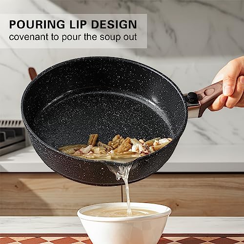 51vi881jfrl.jpg Poêle à Frire Profonde Kordisen 28 cm pour Cuisson Rapide et Facile