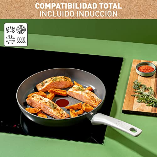 51ao08hvbfl.jpg Tefal Renew On Poêles Gris Céramique Induction Éco-Conçus Cuisson Saine France C4279032 Tefal Renew On Poêles Gris 24/28