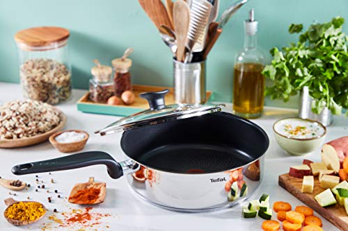 51b3k93 m l.jpg Sauteuse Tefal Primary 24 cm acier inoxydable, garantie 10 ans, revêtement antiadhésif sain, induction E3093204