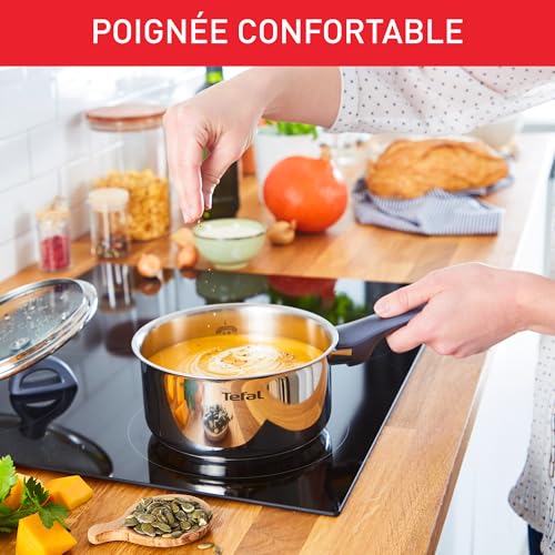 51bxakrfml.jpg Tefal Daily Cook G713SB45 Batterie de cuisine 11 pièces, induction, antiadhésif et inoxydable