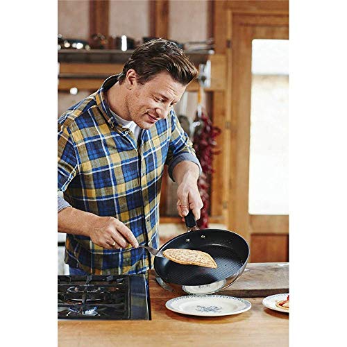 51bvvatblhl.jpg Tefal Jamie Oliver Plat à rôtir premium en aluminium anodisé dur – Poids lourd – Idéal pour gigoteuses et rôtis – 26 cm