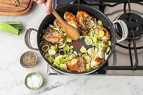 51evviuysl.jpg Poêle Tefal Cooks Jamie Oliver en acier inoxydable pour cuisiniers débutants 30 cm cuisson parfaites