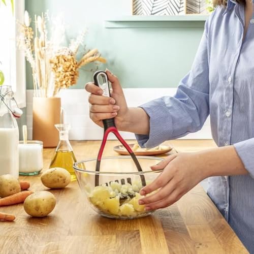 51hpk4qva4l.jpg Presse-purée Tefal Ingenio K2071214 Acier pour Parents Actifs Étapes de Préparation Rapides Presse-purée Tefal Ingenio