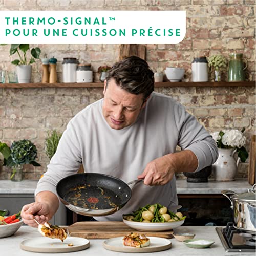 51la67viurl.jpg Poêle Tefal Jamie Oliver Cook's Direct Inox 20 cm pour Cuisine Egyptienne | Poêle Tefal Jamie Oliver Cook's Direct Inox