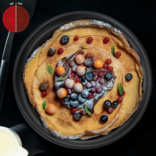 51mbmcfwhrl.jpg Poêle à crêpe Tefal Ingenio 27 cm induction antiadhésif aluminium empilable compatible lave-vaisselle Eco Resist L858100