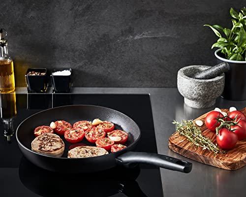 51may4sfjal.jpg Tefal G28804 Poêle à frire Hard Titanium Noir, en aluminium, revêtement antiadhésif inoffensif, indicateur de températur