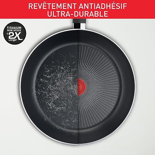 51qt8l2nnql.jpg Tefal Faitout 24 cm Induction Couvercle en verre Indicateur de température Repas délicieux et sains Daily Expert C289460