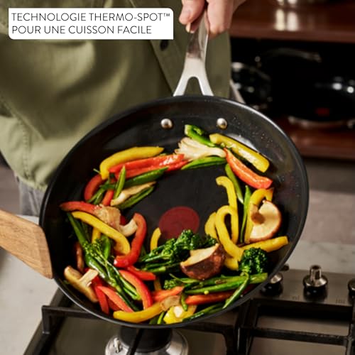51sqrvseq2l.jpg Jamie Oliver by Tefal Direct Cook Poêle 28cm Antiadhésif en Céramique pour Cuisine Professionnelle Facile à Nettoyer 880