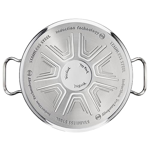 51tcpsvlzl.jpg Tefal Batterie de cuisine Duetto On A705S636, Acier inoxydable 18/10, Induction, Garantie 10 ans, Convient aux cuisines