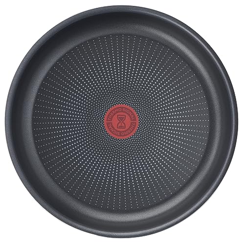 51teyebuffl 1.jpg Tefal Ingenio Lot de 2 Poêles 24/28 cm | Revêtement Antiadhésif et Non Induction | Équipement de Cuisine Facile et Empil