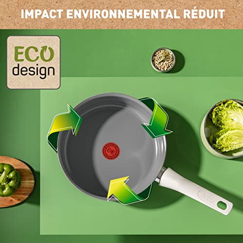 51wka osgil.jpg Sauteuse Tefal 24 cm induction antiadhésif ceramique eco-conçue cuisson saine thermo-signal Fabriqué en France Renew On