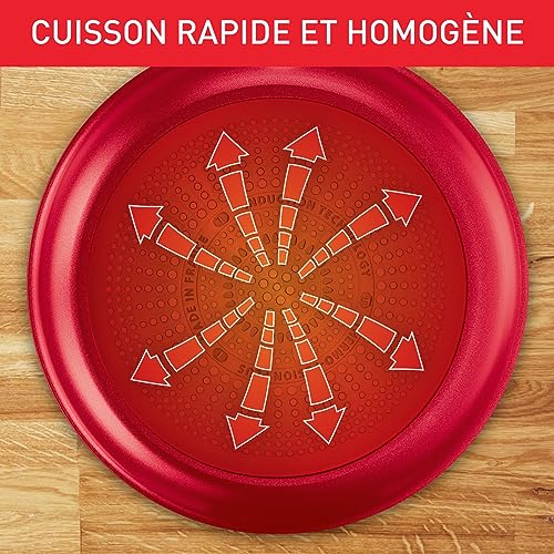 51xmd0mo jl 1.jpg Tefal Faitout 24 cm Induction Couvercle en verre Indicateur de température Repas délicieux et sains Daily Expert C289460