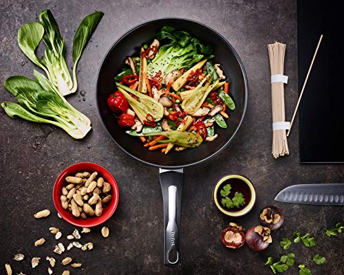 51ydswyh3xl.jpg Poêle wok Tefal Emotion 28 cm, antiadhésif, garantie 10 ans, induction, cuisson uniforme, design moderne, poignée solide
