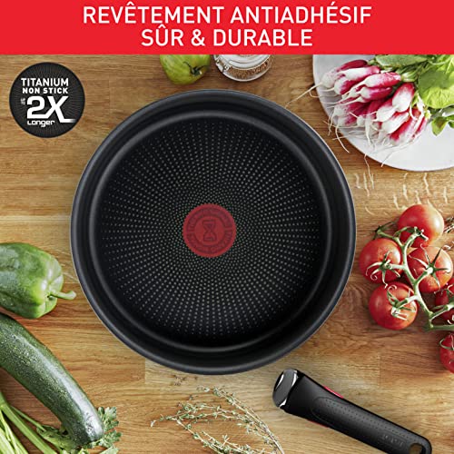 51zku3fevpl.jpg Tefal Ingenio 20 Pièces Batterie de Cuisine Induction Empilable Fabriqué en France Daily Chef On L7619402