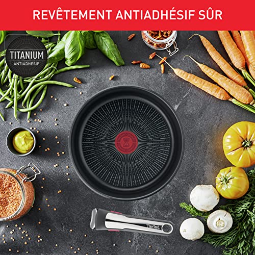 615poc6afvl.jpg Casserole Tefal Ingenio, Induction, Famille, Cuisine, Réfrigérant de la cuisson, 16/20 cm, Lavage au lave-vaisselle, Fab
