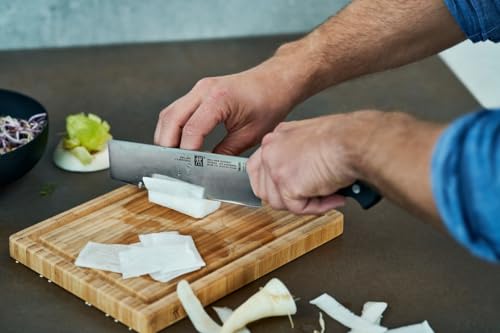 61gbkiegmtl.jpg ZWILLING Nakiri Gourmet Couteau, 17 cm, Acier Inoxydable Special, Manche Ergonomique, Noir, Fabriqué en Allemagne ZWIL