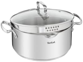 Tefal Garnek Duetto+ 18 cm - Antiadhésif Silicone Convient aux Familles Actives pour Cuisines Modernes 2 Pièces 18 cm An