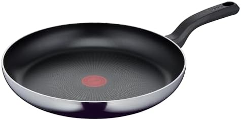 315js9oyhul. ac .jpg Poêle à frire Tefal D52608 noire, antiadhésif en titane, 32 cm, indicateur de température, nettoyage facile, technologie