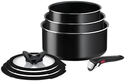 318tt4idcfl. ac 1.jpg Tefal Ingenio Batterie de cuisine 10 pièces, Revêtement antiadhésif, Cuisine en famille