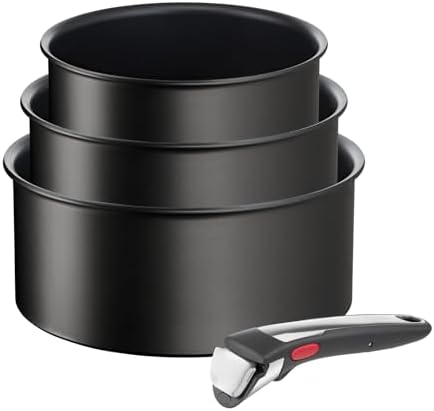 31chk0y8txl. ac .jpg Tefal Ingenio Unlimited - Batterie de cuisine 8 pièces, Convient aux Familles Actives - Poêle 28 cm & Casseroles 16/18/2