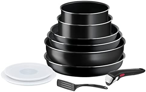 31dhxzvgocl. ac 1.jpg Tefal Ingenio Batterie de cuisine 10 pièces, Revêtement antiadhésif, Cuisine en famille