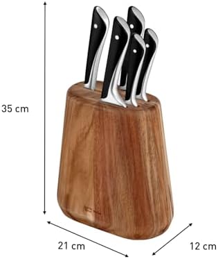31fh5sx1val. ac .jpg Tefal JAMIE OLIVER by Bloc + 5 couteaux de cuisine professionnel, chefs et débutants, utilisés en cuisine et en préparat