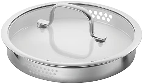 31gx60ujr2l. ac .jpg ZWILLING Batterie de Cuisine TrueFlow, Acier Inoxydable, Fonction Verseuse, Cuisine Professionnelle, 5 Pièces, Argent In