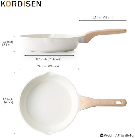 31m rttmpl. ac .jpg Poêle Ceramique Induction Kordisen 32 cm, Antiadhésive et Saine, Sans PFOA et PFAS pour la Cuisine