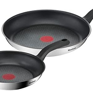 Tefal Comfort Max G726S204 Poêles Induction 24/28 cm Antiadhésif Haute Qualité Indicateur de Température Poignées Thermo