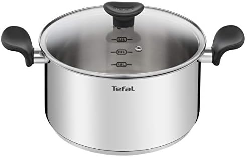 31jx13mn1sl. ac .jpg Tefal Ingenio Batterie de cuisine 8 pièces acier inoxydable haute qualité, induction et faitout 24 cm, cocottes et poêle