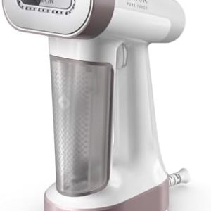 Calor Pure Force 2en1 Défroisseur/Fer 1800W Rose Métallisé/Blanc Neige Prêt en 25s Autonomie 12min