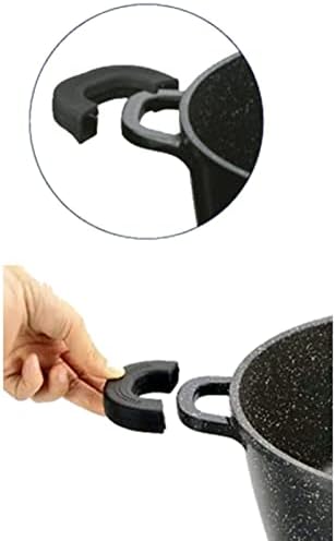 31p6psx cdl. ac .jpg Cheffinger Sauteuse 32 cm noire | Cocotte anti-adhésive pour induction | Cocotte avec couvercle en verre pour cuisinier