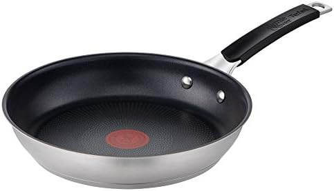 31sq3vre8rl. ac .jpg Poêle Tefal Jamie Oliver anti-adhésive inoxydable 24 cm avec signal thermique durable et revêtement en silicone-compatib