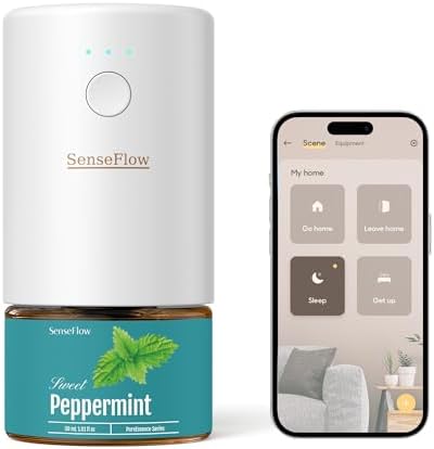 31st8vpinul. ac .jpg Diffuseur d'huiles essentielles parfum maison smart SF101S - Ultrasonique sans eau, 100% végétal, aromathérapie 120 jour