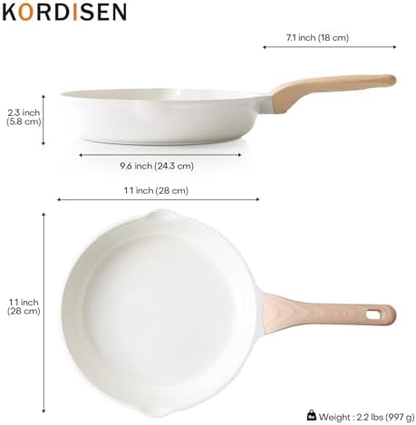 31thx5bvsfl. ac .jpg Poêle Ceramique Induction Kordisen 32 cm, Antiadhésive et Saine, Sans PFOA et PFAS pour la Cuisine