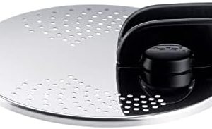 Couvercle égouttoir Tefal Ingenio Inox et Noir, Rangement facile, Multidiamètre L9829402