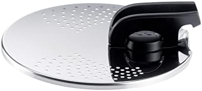 31z3oxxbpl. ac .jpg Couvercle égouttoir Tefal Ingenio Inox et Noir, Rangement facile, Multidiamètre L9829402
