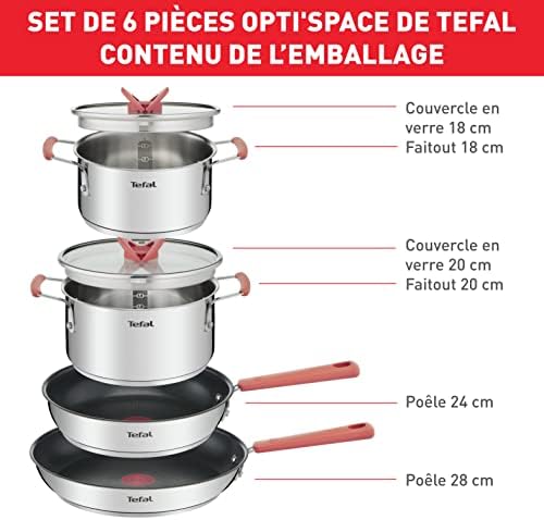 41 hywmnmgl. ac 1.jpg Tefal Ingenio Batterie de cuisine 10 pièces, Revêtement antiadhésif, Cuisine en famille