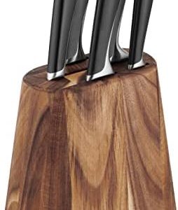 Tefal JAMIE OLIVER by Bloc + 5 couteaux de cuisine professionnel, chefs et débutants, utilisés en cuisine et en préparat