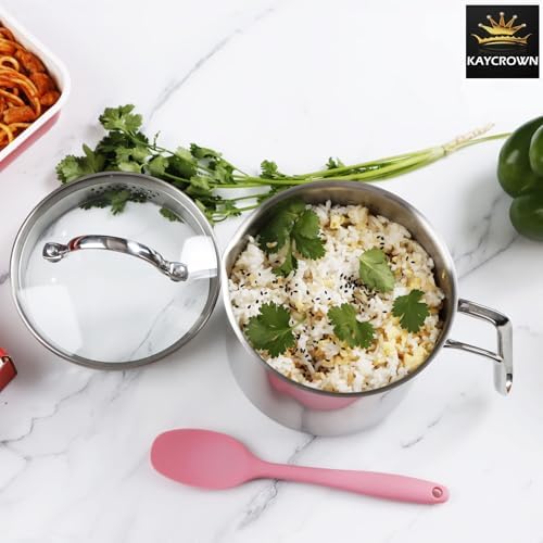 418gcz2vz3l. ac .jpg Saucepan en acier inoxydable de 1,5 pinte : concevez vos recettes avec cette casserole à sauce filtrante pour cuisiniers